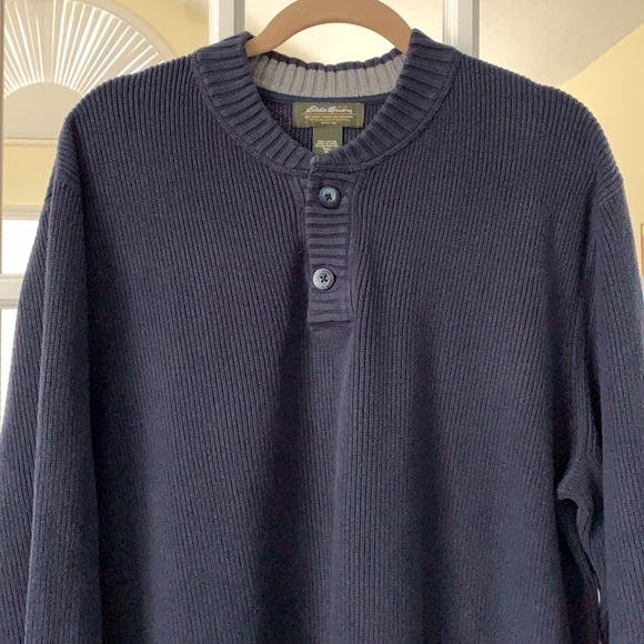 Eddie Bauer Classic Cotton Sweater szXLTall - Picture 3 of 10